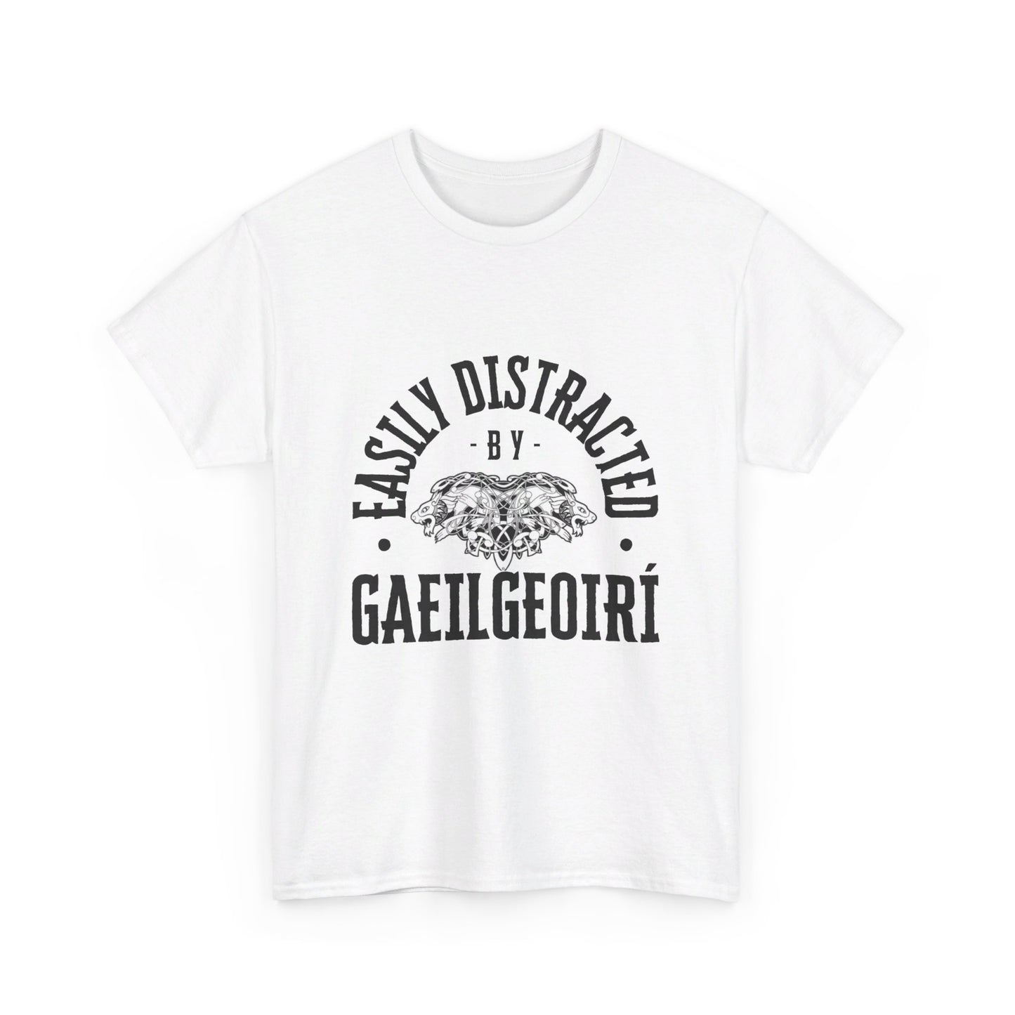 Easily Distracted by Gaeilgeoirí Unisex Cotton Tee