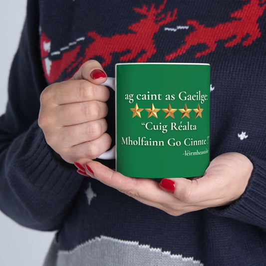Cuig Réalta (Five Stars) – Gaeilge Review  Mug