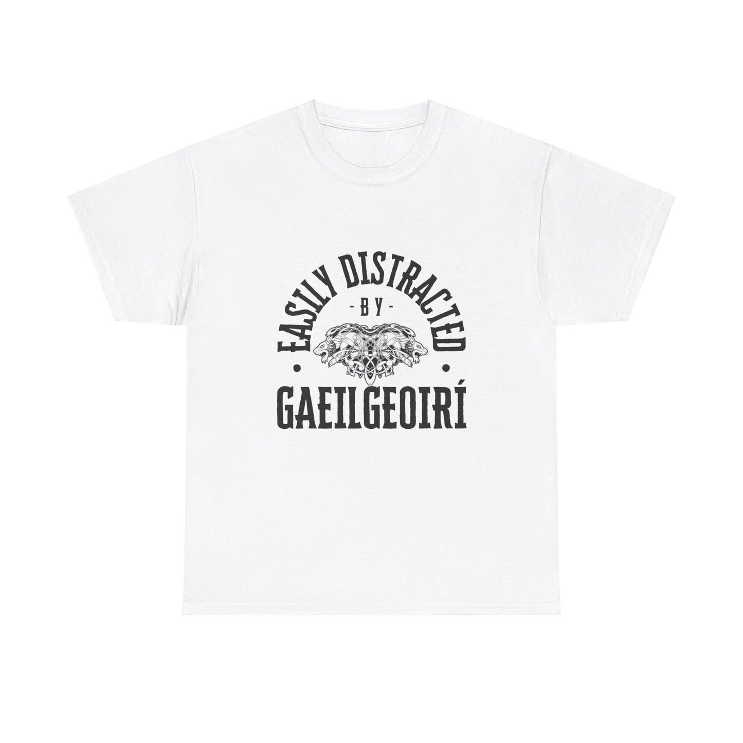 Easily Distracted by Gaeilgeoirí Unisex Cotton Tee