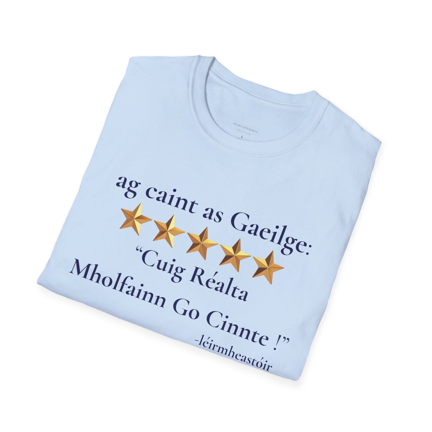Cuig Réalta (Five Stars) – Gaeilge Review Tee