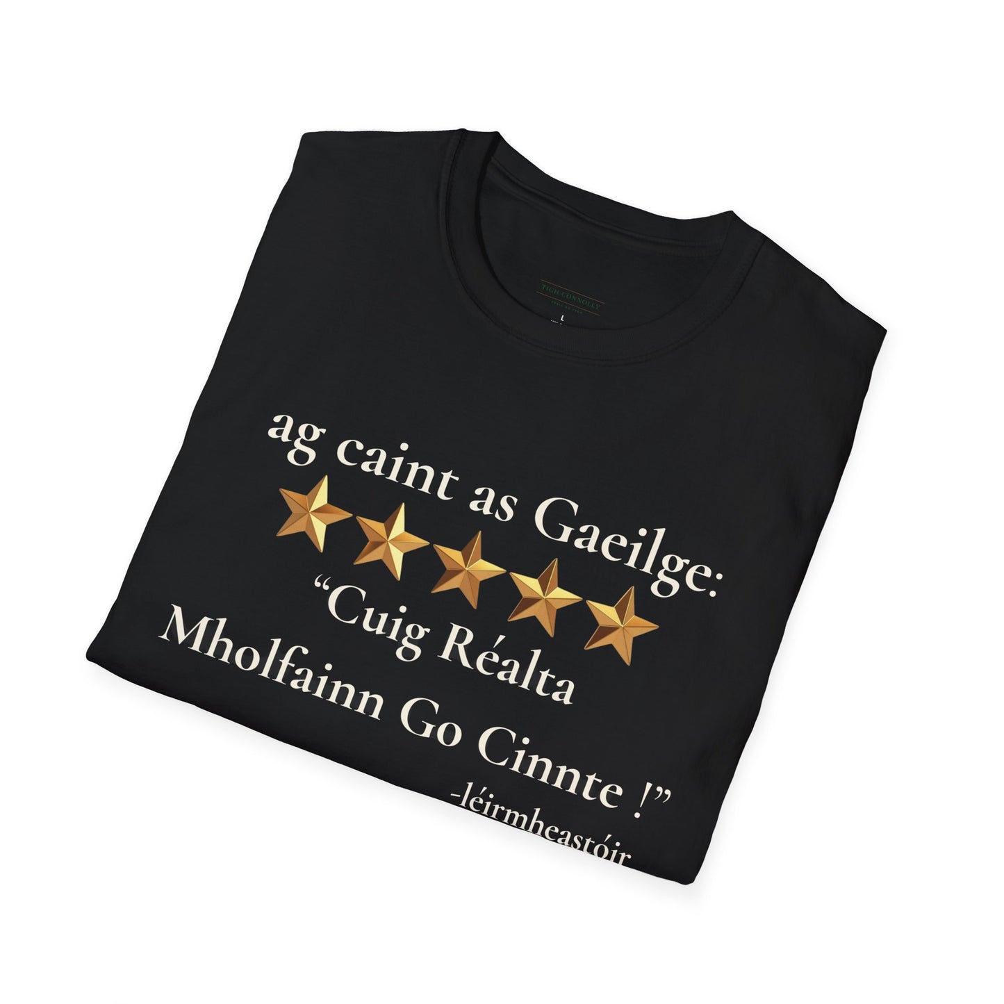 Cuig Réalta (Five Stars) – Gaeilge Review Tee