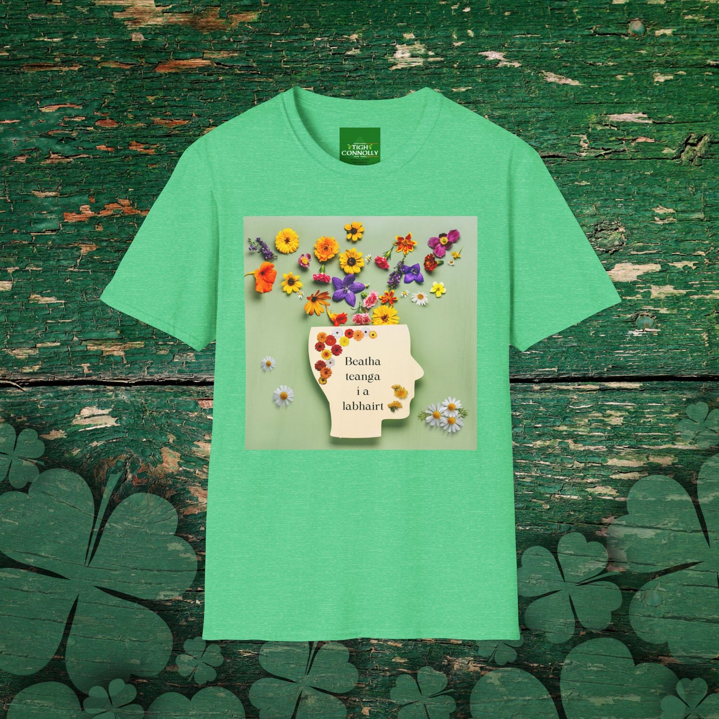 Sean Mac Laoch - Beatha teanga i a labhairt -  Language lives in its speaking T-Shirt