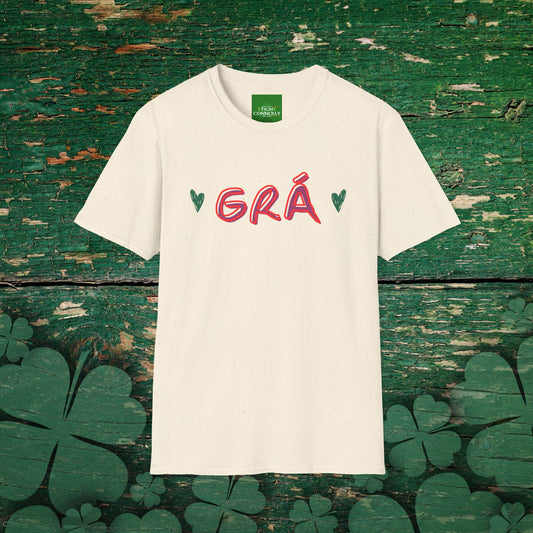 GRÁ – That's Irish for Love - Cotton Tee Shirt